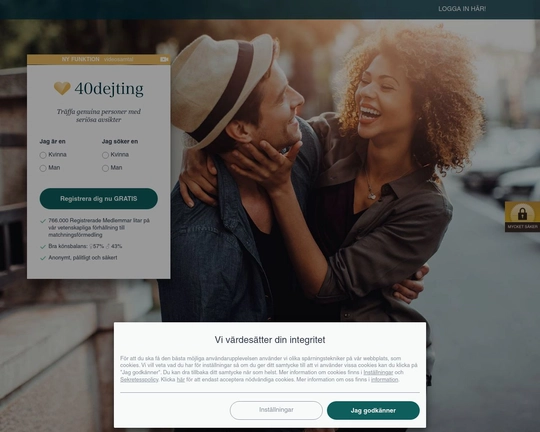 40dejting Logo
